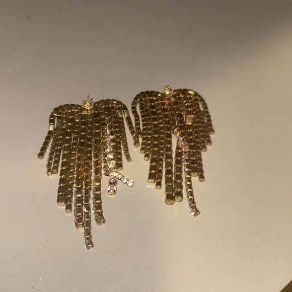 Bracha Drop Crystal Earrings - Picture 4 of 5